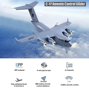 Remote Control Airplane, Transport 390mm Wingspan 2.4GHz 6-AxisEPP Glider U6U3 - Picture 1 of 25