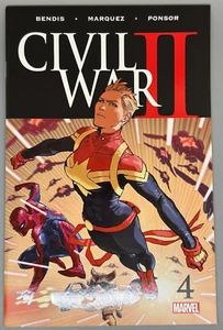 CIVIL WAR II #4 CÓMICS DE MARVEL EN MUY BUEN ESTADO/NM - Imagen 1 de 2