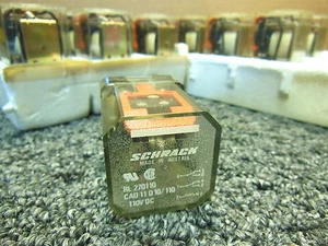 NEW Schrack RL 270110 CAD 11 D 10/100 110VDC relay - Picture 1 of 3
