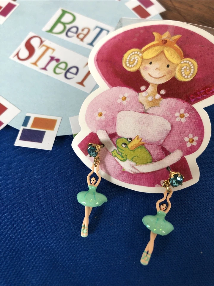 PENDIENTES LES NEREIDES MINI BAILARINA EL CASCANUECES BALLET NUEVOS Foto 1 de 4