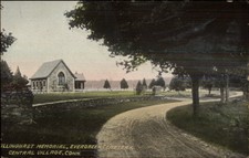 Contagem De Vila Central Evergreen Cemitério c1910 Cartão Postal