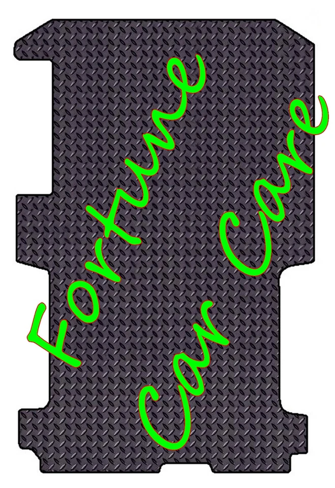 PARA RENAULT TRAFFIC/VAUXHALL VIVARO SWB 2014-EN MADERA CONTRACHAPADA AJUSTE ALFOMBRILLA DE GOMA A MEDIDA Foto 1 de 4