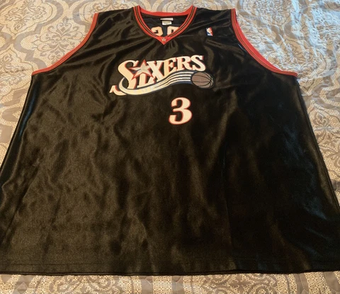 allen iverson authentic reebok jersey Cover