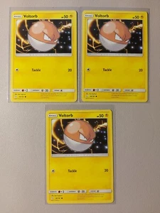 3x Voltorb 38/181 Pokemon card SM Team Up common NM - Picture 1 of 1
