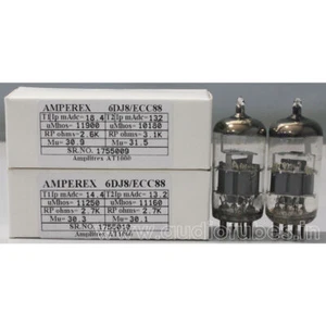 1MP ECC88 6DJ8 Amperex Made in Holland Amplitrex getestet #1755009, 1755010 - Bild 1 von 6