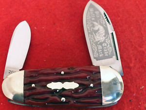 Bulldog Germany mint in box Sunfish 2007 red bone elephant toe knife