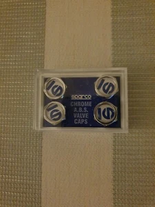 sparco abs chrome valve caps - Picture 1 of 3