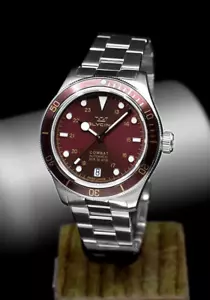 Glycine Combat SUB 36mm, Burgundy, automatic - GL0395 - introvabile - Bild 1 von 14