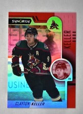 2022-23 UD Synergy Base Red #32 Clayton Keller - Arizona Coyotes