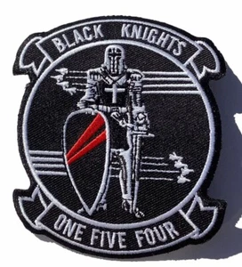 VF-154 Black Knights Squadron Patch – Sew On, 4" - Picture 1 of 1