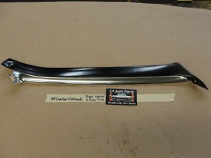 64 Cadillac Fleetwood 60 Special RIGHT INTERIOR WINDSHIELD A PILLAR TRIM MOLDING - Picture 1 of 12