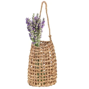 2X(Cesta tejida para puerta delantera, jacinto de agua colgante pared cesta de flores, pared1165 - Imagen 1 de 6