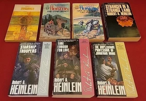 Robert A Heinlein 7 Book Lot Starship Troopers, Star Beast, Have Space Suit MORE - Foto 1 di 24