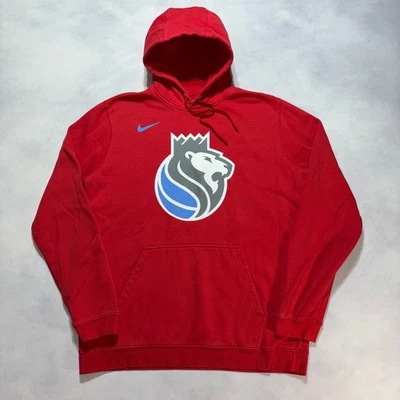 Nike Sacramento Kings Hoodie Mens XL Red City Edition NBA Basketball Sweatshirt - Image 1 of 4