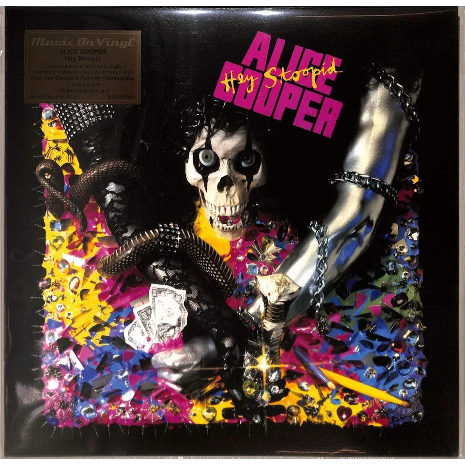 Alice Cooper Hey Stoopid LP NEU LIM EDT Magenta Coloured Vinyl - Bild 1 von 1