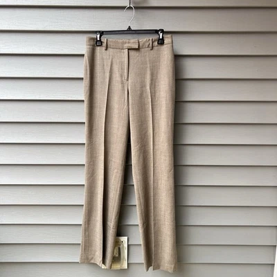 Brooks Brothers Wool Blend Dressy Pants Brown Women's Size 4 - Image 1 of 4