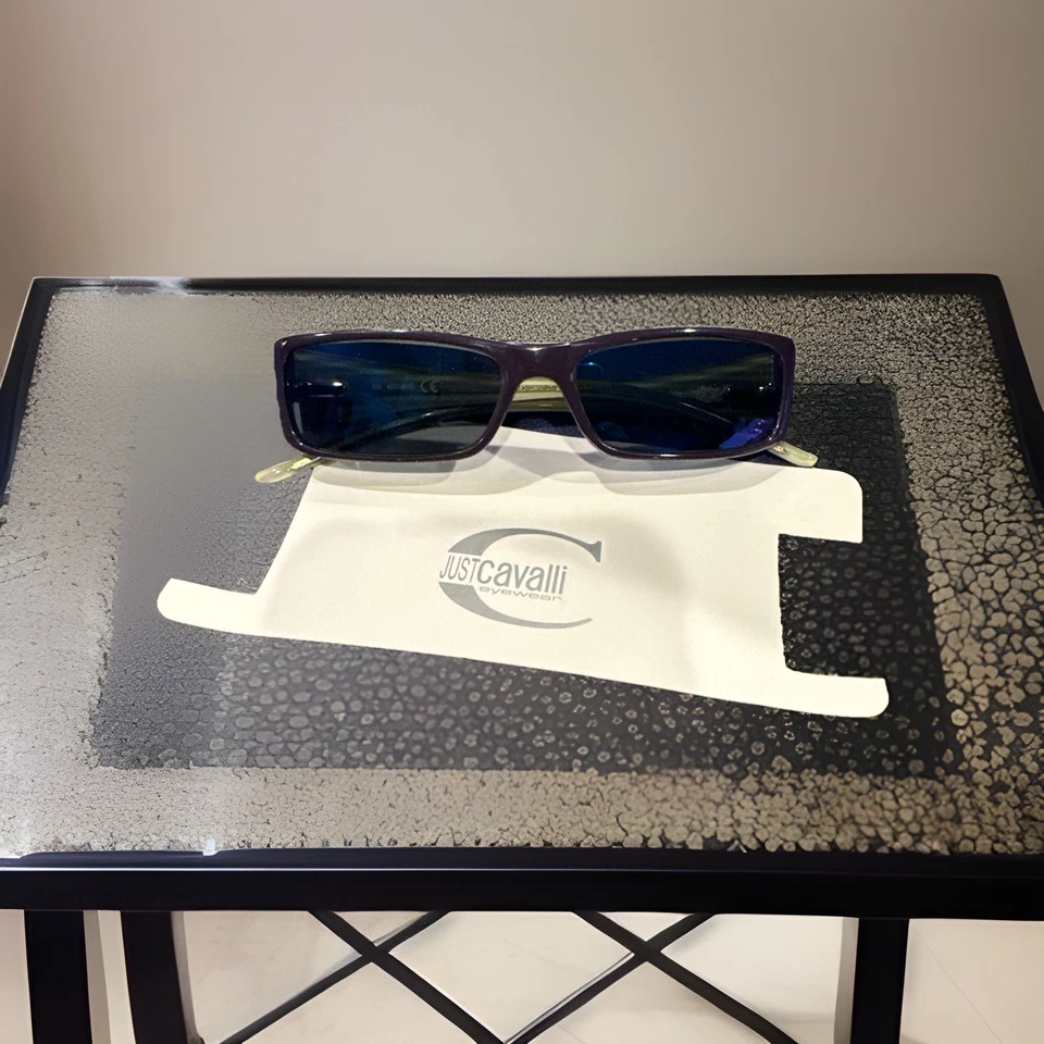 Gafas Just Cavalli para mujer marco marrón y verde humo moda diseñador $389 Foto 1 de 4