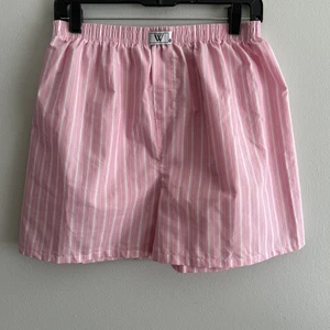 Winner Women’s Stripe Pink Pajama Lounge Shorts Stripe Sz S NWOT - Picture 1 of 11