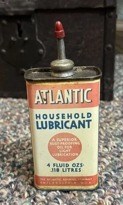 Aceite lubricante Atlantic Household de colección práctico engrasador lata bonito ENVÍO GRATUITO Foto 1 de 4