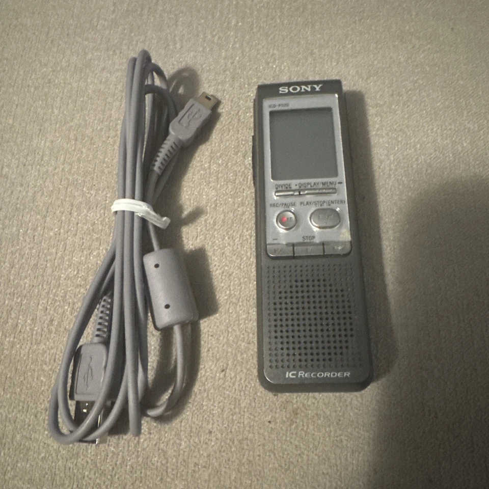 Sony Handheld Digital Voice IC Recorder ICD-P520 - Image 1 of 1
