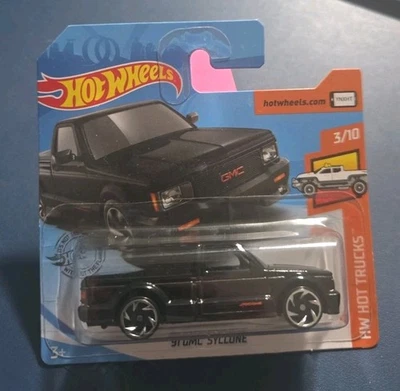 Hot Wheels HW Hot Trucks 2020 - GMC Syclone 3/10 1991 negro - tarjeta corta Foto 1 de 3