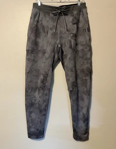 Lululemon strukturierte Tech Jogginghose Fitnesshose Training Performance grau Herren Large " - Bild 1 von 11