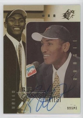1999-00 SPx 1809/2500 Metta World Peace Ron Artest #106 Rookie Auto RC 0a3 Foto 1 de 3