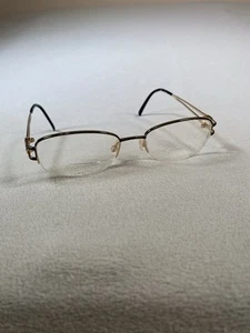 TURA BRILLE BRILLENGESTELL NUR TE206 GOLD Made In Japan 51/18/135 - Bild 1 von 9