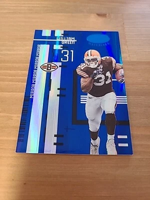 2005 Leaf Certified Materials Mirror Blue /50 William Green #29 Browns $$$ - Image 1 of 2