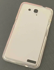 Cover per Alcatel OneTouch Idol S OT-6034 custodia trasparente con retro opaco - Foto 1 di 1