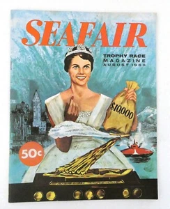 Seattle Seafair 1960 Trophäenrennen offizielles Programm Magazin Wasserflugzeuge neuwertig - Bild 1 von 6