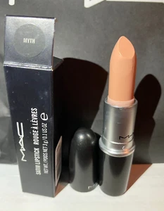 AUTHENTIC MAC Satin Lipstick In 814 Myth NIB Full Size Older Version A44 Damage - Picture 1 of 8