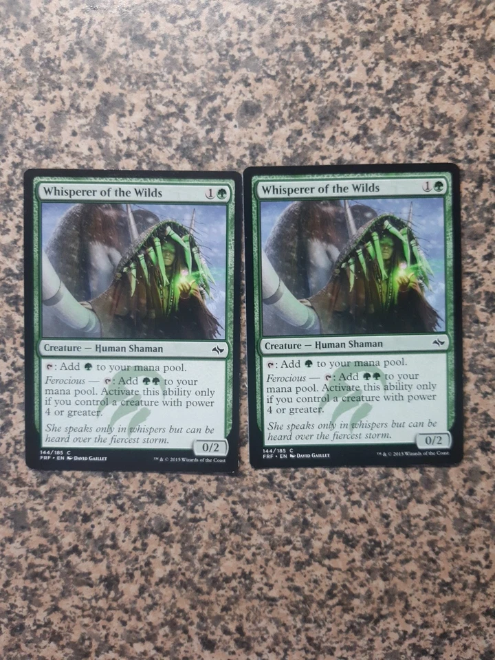 MTG - 2 x Whisperer of the Wilds - Fate Reforged - Image 1 of 1