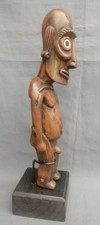 MOAI TANGATA CARVED IN WOOD .REPRESENTATIVE OF EASTER ISLAND -  MOAI KAVAKAVA