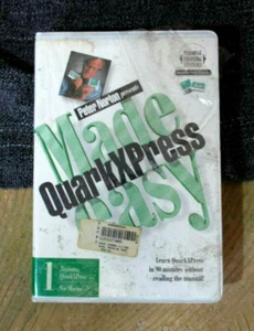 Vintage QUARKXPRESS 3.2 MADE EASY by Peter Norton For Mac/Windows SEALED NOS - Picture 1 of 2