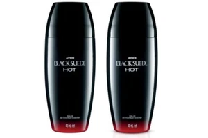 Avon Black Suede Hot Roll-On Antiperspirant Deodorant for Men - Set of 2 - Picture 1 of 4