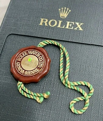 Genuine Rolex Red Hang Tag Hologram Swiss Officially Chronometer 2000s Rare - Image 1 of 3