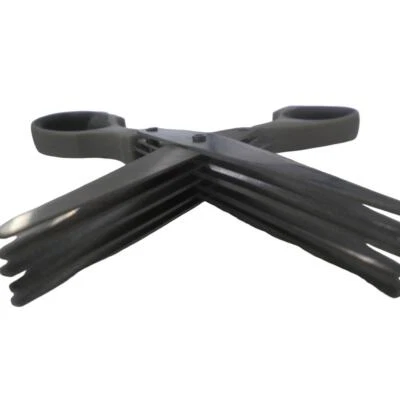 Stampin' Up! Fringe Scissors, Paper Shredder, 5 Blades Craft Scissors, Gray, NIP - Image 1 of 4