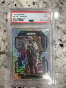 BOBBY PORTIS Jr. 2021 Panini Prizm 87 Mojo Prizm 9/25 PSA 9 JERSEY # - Picture 1 of 2