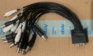 DVI-1 to 3.5 mm Audio Jacks (16) - Male DVI to 3.5MM Female - New!!! - Picture 1 of 3