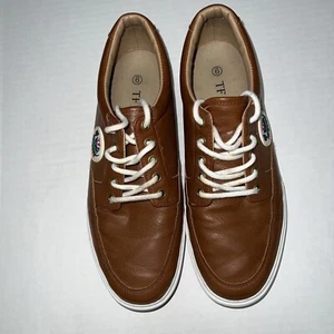 Sneakers Mens Low Top PU Casual Sneakers Size 9 Tan In Color By TF Star - Picture 1 of 6