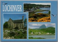 Multi View of Lochinver Sutherland Scotland Postcard
