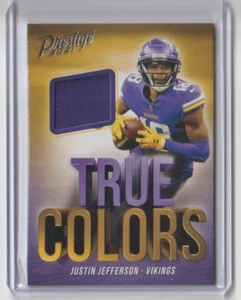 Panini Prestige 2021 - True Colors Justin Jefferson #TC-JUJ (MEM) - Imagen 1 de 1