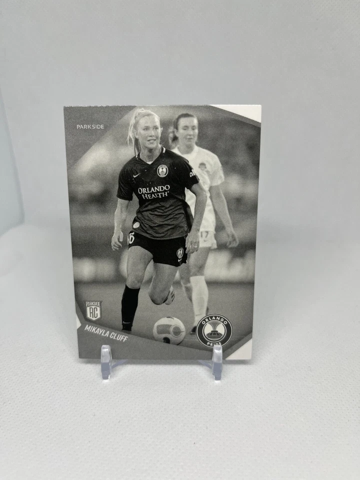 2022 Parkside NWSL Jordyn Bloomer Rookie Black & White #134 Racing Louisville FC - Image 1 of 1