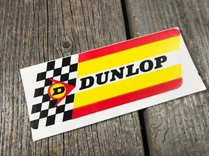 PEGATINA DUNLOP VINTAGE BICICLETA DUNLOP NEUMÁTICOS DUNLOP CALCOMANÍA VINILO NOS - Imagen 1 de 1
