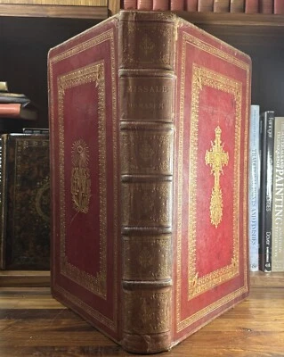 A Roman Missal Dated 1868 By H. Dessain, Acquired From A Monastery - Image 1 of 4