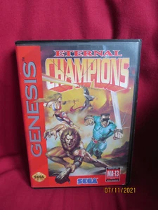 Eternal Champions (Sega Genesis, 1993) CIB with original case and manual - Picture 1 of 12