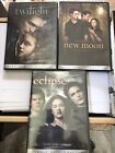 Twilight (Dvd, 2008), New Moon (Dvd, 2010) & Eclipse (Dvd, 2010) - 2 Are Nip