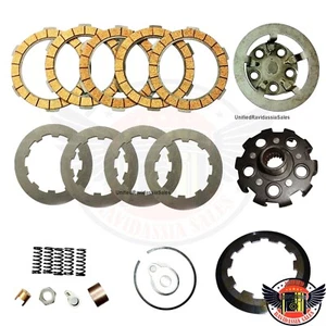 Lambretta Clutch Kit 5 Plates- Housing Flange Plates Springs Corks Etc. - Picture 1 of 1