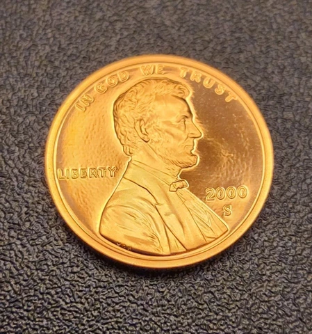 2000 S Proof LINCOLN MEMORIAL CENT  - From a Proof Set - FREE SHIPPING Cover